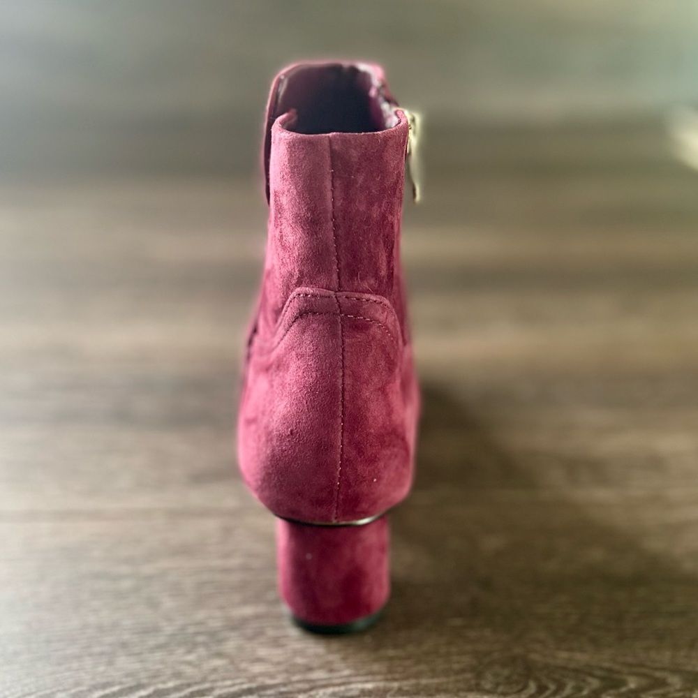 Draper James Bethany Ankle Booties in Burgundy. Size 7. NWOT! - Picture 8 of 16